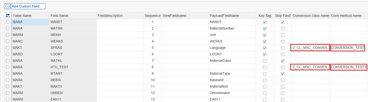 Payload Designer — conversion class and method name