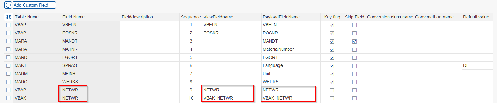 Payload Designer — view fieldname and payload fieldname