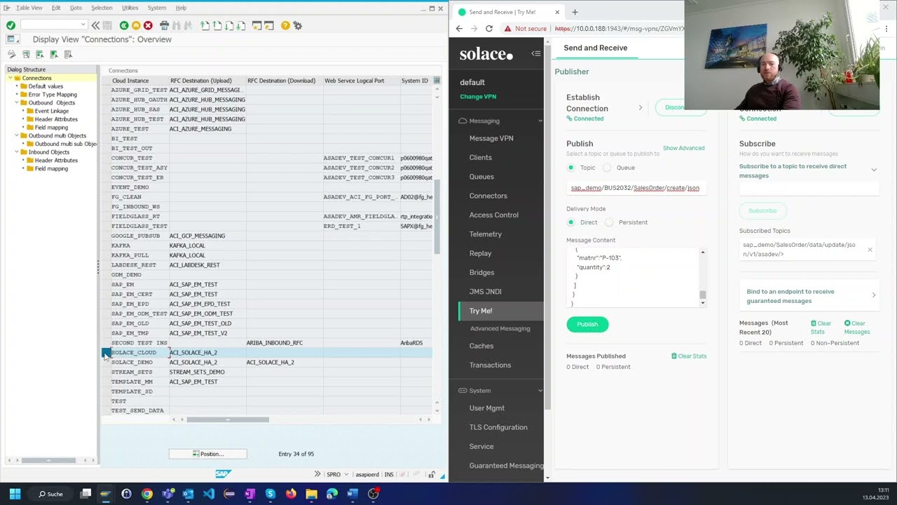 ASAPIO Solace Connector demo video