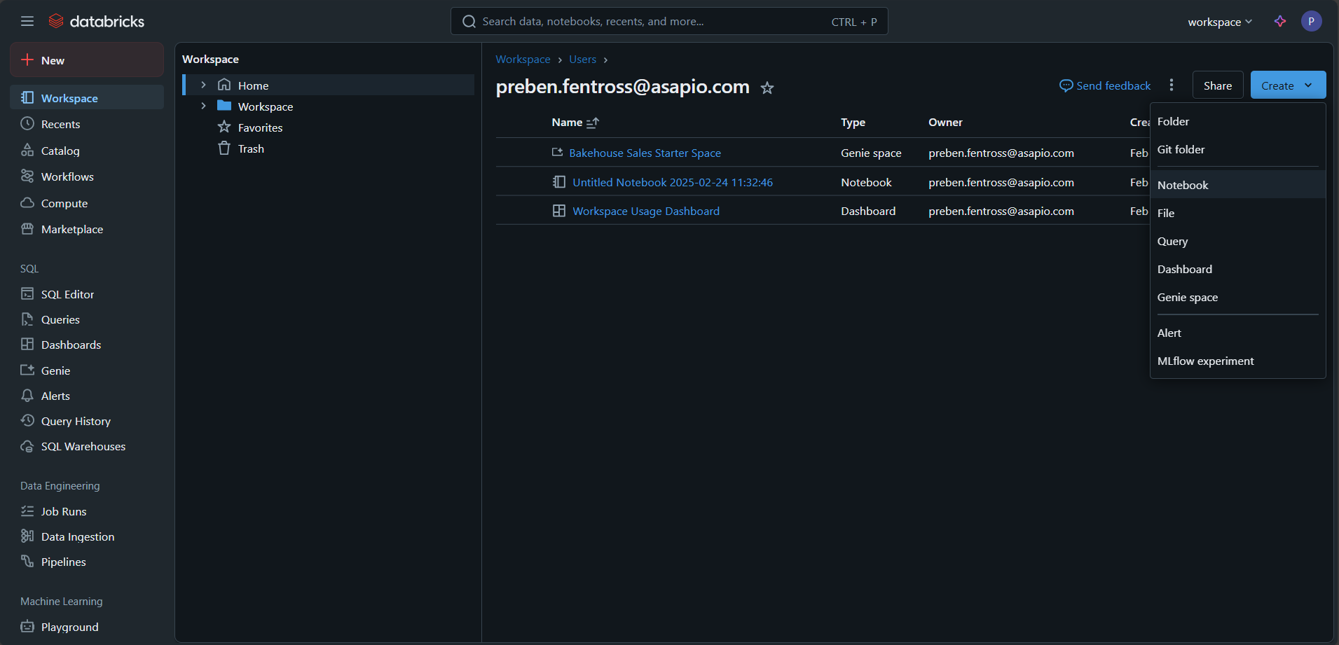 Azure Databricks notebook with SAP data