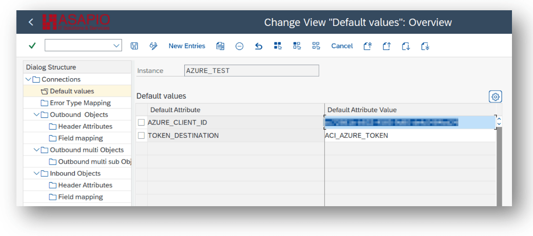 SCPR20 BC-Set import for Azure connector
