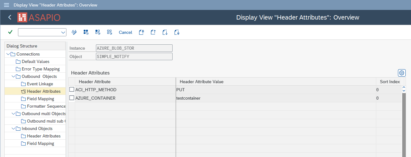 Service Bus header attributes on outbound object