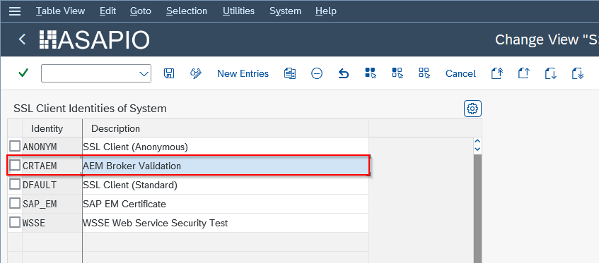Create new SSL client identity