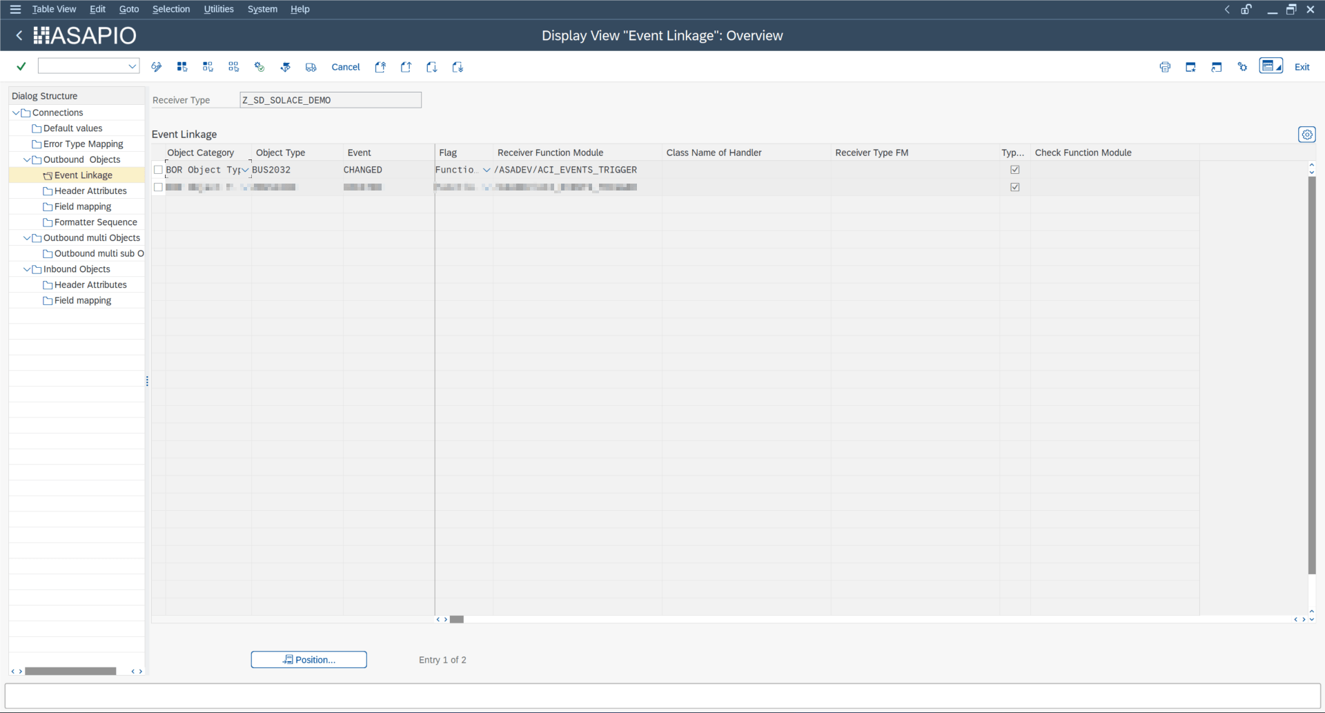 SWE2 event linkage for Simple Notify