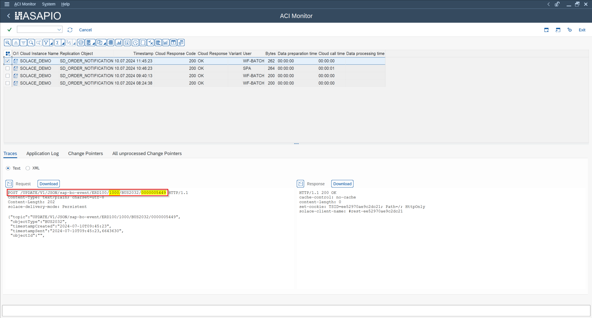Monitor display with dynamic and static topic segments