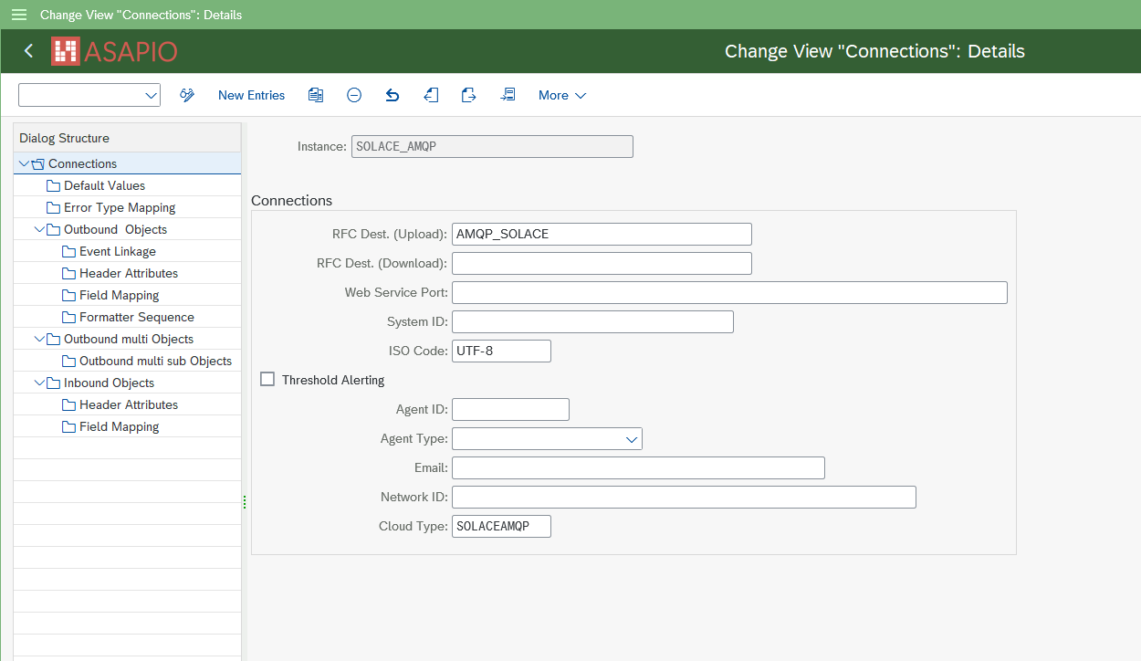 AMQP connection instance