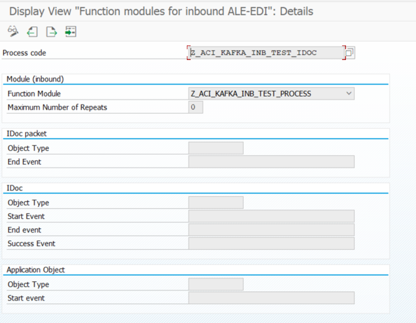 Function modules for inbound ALE-EDI details
