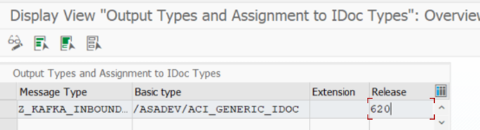 WE82 Output Types and Assignment to IDoc Types