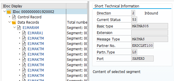 PULL-based inbound message detail view