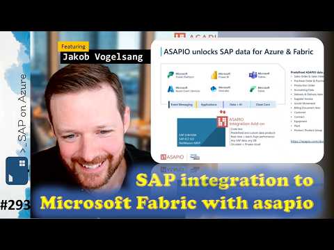 SAPonAzure Podcast Ep. 293 &ndash; SAP Integration to Microsoft Fabric